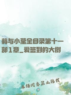 翁与小莹全目录第十一部1章