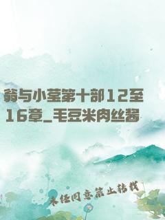翁与小莹第十部12至16章
