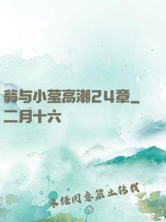 翁与小莹高潮24章