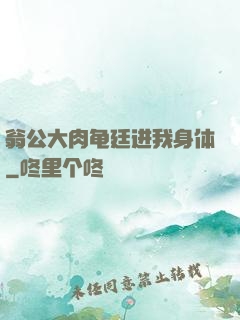 翁公大肉龟廷进我身体