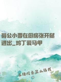 翁公小雪在厨房张开腿进出