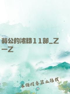 翁公的浓精11部
