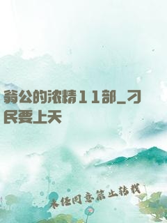 翁公的浓精11部