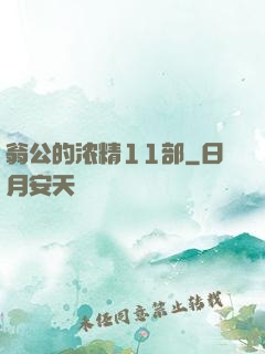 翁公的浓精11部