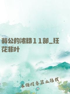 翁公的浓精11部