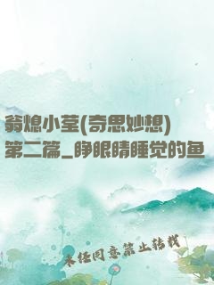翁熄小莹(奇思妙想)第二篇