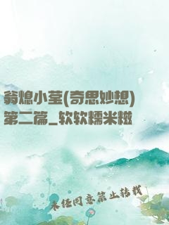 翁熄小莹(奇思妙想)第二篇