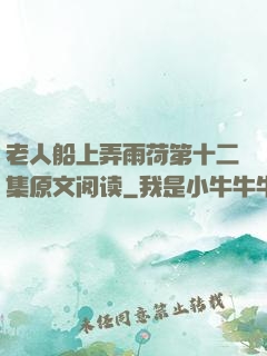 老人船上弄雨荷第十二集原文阅读