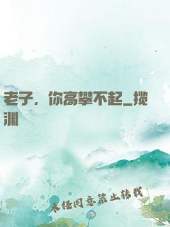 老子，你高攀不起