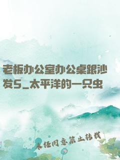 老板办公室办公桌跟沙发5