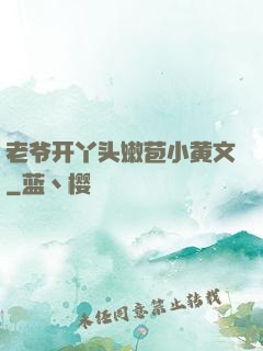老爷开丫头嫩苞小黄文