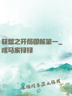 联盟之开局国服第一