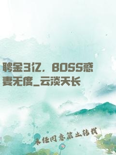 聘金3亿，BOSS惑妻无度