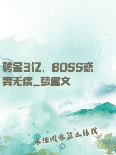 聘金3亿，BOSS惑妻无度