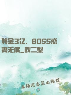 聘金3亿，BOSS惑妻无度