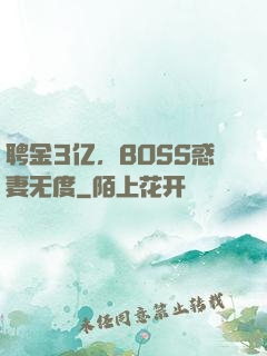 聘金3亿，BOSS惑妻无度