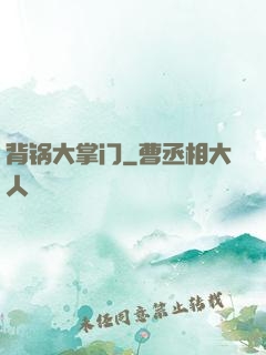 背锅大掌门