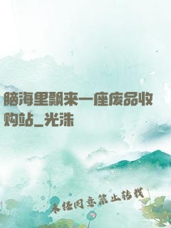 脑海里飘来一座废品收购站