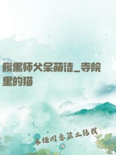 腹黑师父呆萌徒