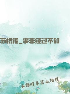 苏桥传