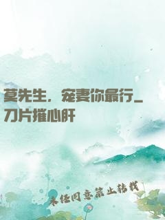 莫先生，宠妻你最行