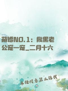 萌婚NO.1：腹黑老公宠一宠