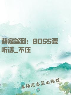 萌宠驾到：BOSS要听话