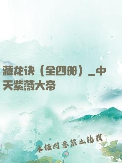 藏龙诀（全四册）