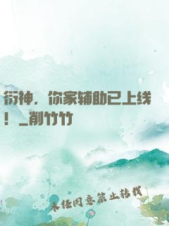 衍神，你家辅助已上线！