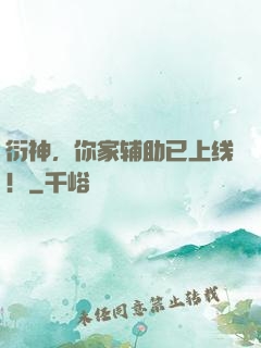 衍神，你家辅助已上线！