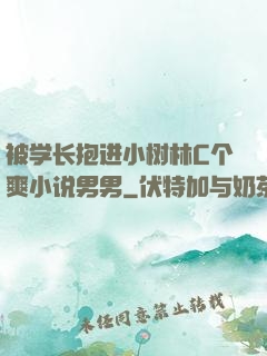 被学长抱进小树林C个爽小说男男