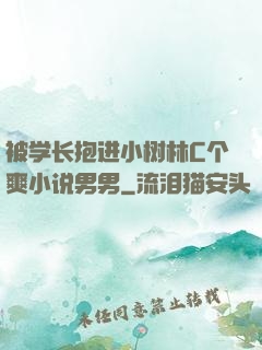 被学长抱进小树林C个爽小说男男