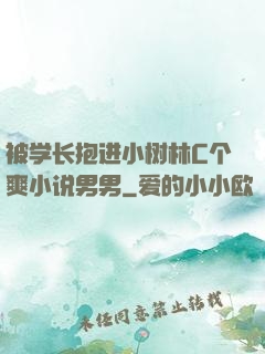 被学长抱进小树林C个爽小说男男