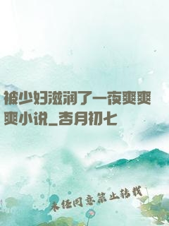 被少妇滋润了一夜爽爽爽小说
