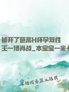 被开了苞高H怀孕双性王一博肖战