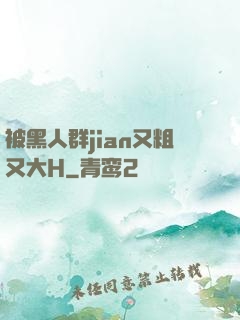 被黑人群jian又粗又大H