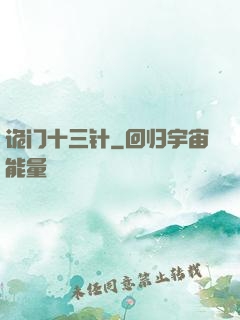 诡门十三针