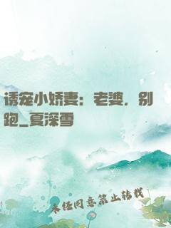 诱宠小娇妻：老婆，别跑