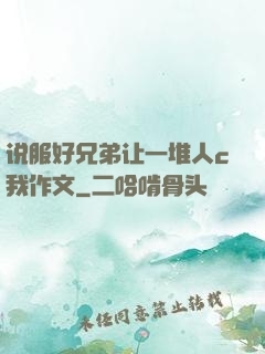 说服好兄弟让一堆人c我作文