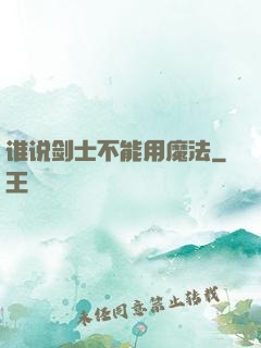 谁说剑士不能用魔法