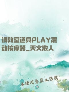 调教室道具PLAY震动按摩器