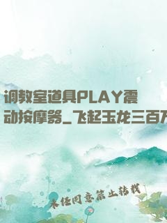 调教室道具PLAY震动按摩器