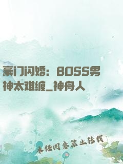 豪门闪婚：BOSS男神太难缠