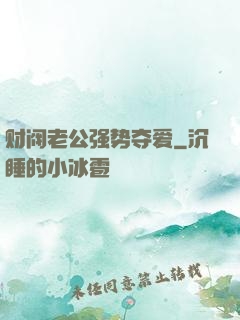 财阀老公强势夺爱