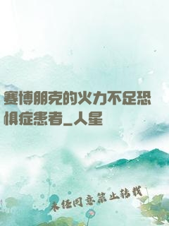 赛博朋克的火力不足恐惧症患者