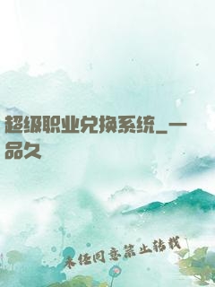 超级职业兑换系统