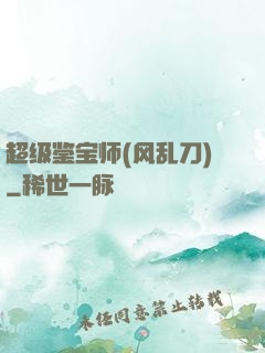 超级鉴宝师(风乱刀)