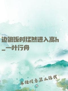 边做饭时猛然进入高h
