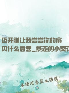 迈开腿让我尝尝你的扇贝什么意思