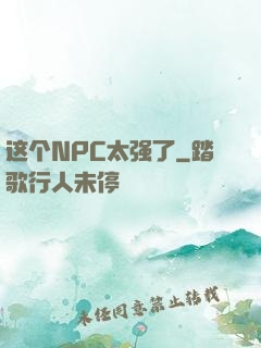 这个NPC太强了
